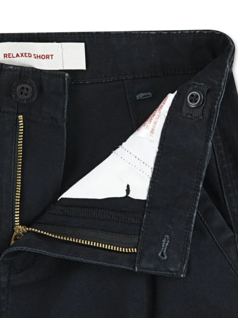 NEW Levi's Boys Twill Cargo Shorts Size 20 Black School Uniform Cotton 98% cotto